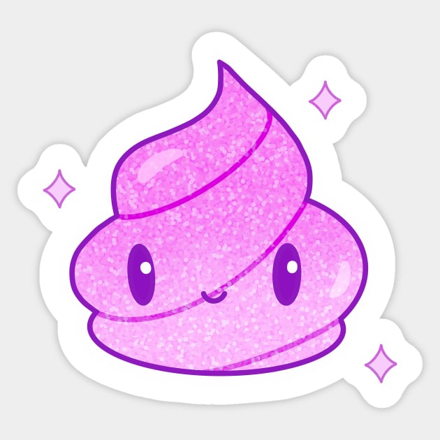 Glam poop Sticker by Valentina